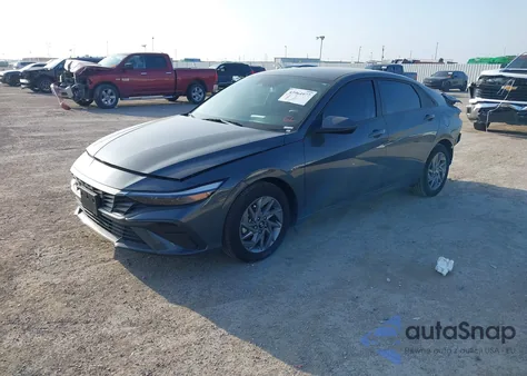 2025 Hyundai Elantra Hybrid Blue from USA, damaged, VIN KMHLM4DJ7SU129078